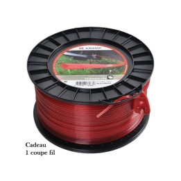 Fil nylon carré 2.4 mm 207 mètres
