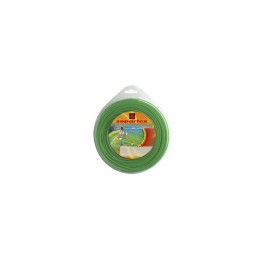 Fil nylon  diam.: 2,4mm, section: arêtes, couleur: vert, mini spool 15m