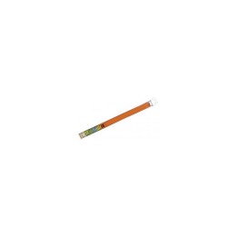 Fil nylon  diam.: 4,4mm, section: arêtes, couleur: orange fluo, tube de 20 brins de 41cm