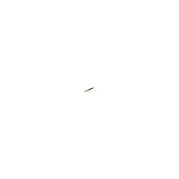 Fil nylon  diam.: 4,5mm, section: cranté, couleur: noir, tube de 15 brins de 26cm