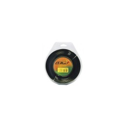Fil nylon  diam.: 2,4mm, section: arêtes, couleur: noir, spool 96m