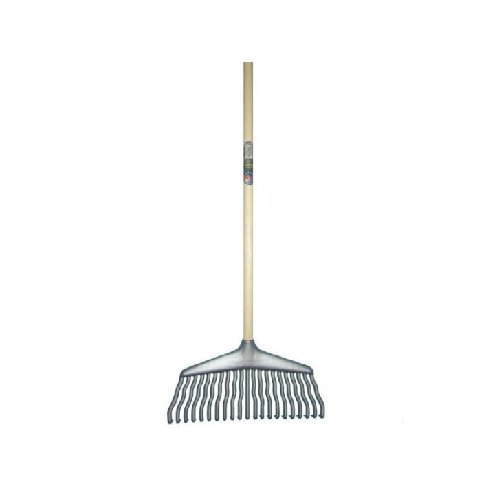 Balai feuilles plastique avec manche