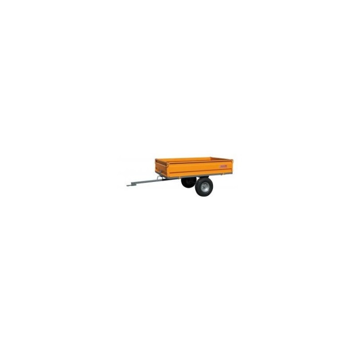 Remorque basculante manuel Micro tracteur C.U. 1 tonnes