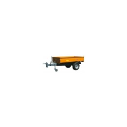 Remorque basculante Hydraulique Micro tracteur monocoque C.U. 2.2 tonnes