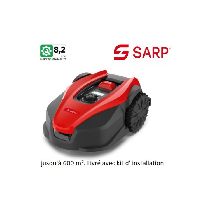 Robot de tonte SARP - Largeur de coupe de 20 cm - 3 Roues - maxi 600 m²