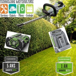 Taille haie EGO + Batterie + chargeur